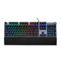 iBox AURORA K-4 keyboard Gaming USB QWERTY Black, Silver