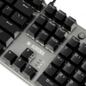 iBox AURORA K-4 keyboard Gaming USB QWERTY Black, Silver