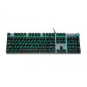 iBox AURORA K-4 keyboard Gaming USB QWERTY Black, Silver
