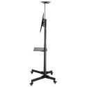 Techly ICA-TR16T signage display mount 177.8 cm (70&quot;) Black