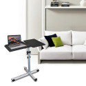 Techly Universal Adjustable Trolley for Notebook Projector, Black