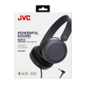 JVC Powerful Sound Wired On Ear Blue