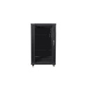 Lanberg FF01-6822-12B rack cabinet 22U Freestanding rack Black