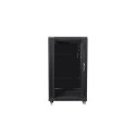 Lanberg FF01-6622-12B rack cabinet 22U Freestanding rack Black