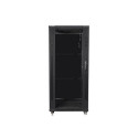 Lanberg FF01-6827-12B rack cabinet 27U Freestanding rack Black