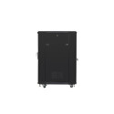 Lanberg FF01-6822-12B rack cabinet 22U Freestanding rack Black