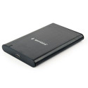 Gembird EE2-U3S-6 storage drive enclosure HDD/SSD enclosure Black 2.5&quot;