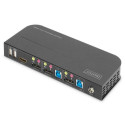 Digitus KVM Switch, 2-Port, 4K60Hz, 2 x DP in, 1 x DP/HDMI out