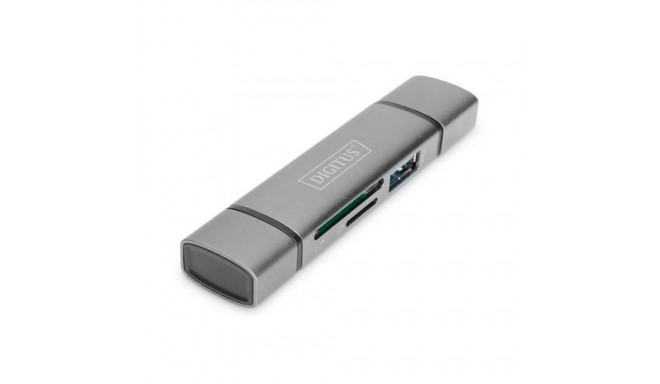 Digitus Dual Card Reader Hub USB-C™ / USB 3.0, OTG