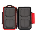 Caruba MCC-1 memory card case 8 cards Black, Red