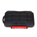 Caruba MCC-1 memory card case 8 cards Black, Red