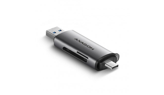 Axagon CRE-SAC card reader USB 3.0 Type-A/Type-C Grey