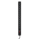 Activejet COMBO 12 socket power strip 1,5m black