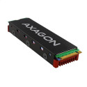 Axagon CLR-M2 computer cooling system M.2 NVMe SSD, Solid-state drive Heatsink/Radiatior Black, Red 