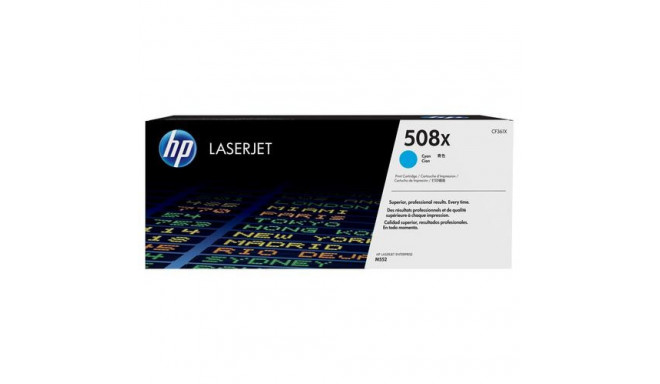 HP 508X High Yield Cyan Original LaserJet Toner Cartridge