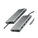 Aukey USB hub CB-C78 USB-C 5000Mbit/s, silver