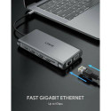 AUKEY CB-C78 interface hub USB Type-C 5000 Mbit/s Silver