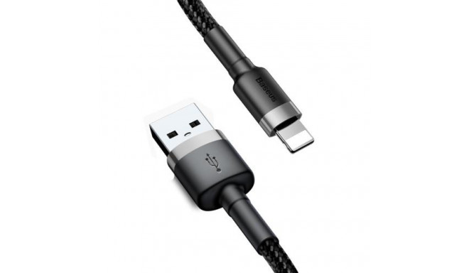 Baseus CALKLF-RG1 lightning cable 3 m Grey, Black