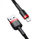 Baseus CALKLF-C19 lightning cable 2 m Black, Red