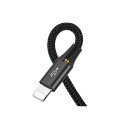 Baseus CA1T4-B01 mobile phone cable Black 1.2 m USB A Lightning + micro-USB B + USB C