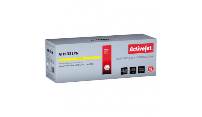 Activejet ATM-321YN toner (replacement for Konica Minolta TN321Y; Supreme; 25000 pages; yellow)