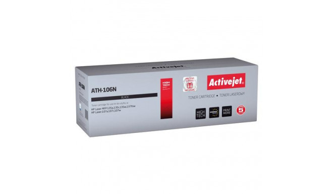 Activejet ATH-106N toner (replacement for HP 106A W1106A; Supreme; 1000 pages; black)