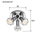 Activejet AJE-BLANKA 3PP ceiling lamp