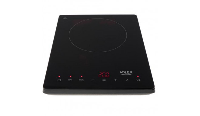 Adler AD 6513 hob Black Countertop 29 cm Zone induction hob 1 zone(s)