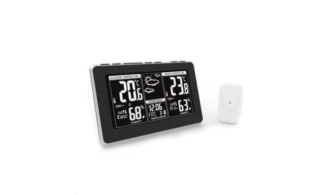 Adler AD 1175 digital weather station Black, Silver LCD AC/Battery