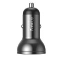 Baseus AB2XUSBAKBK mobile device charger Black, Grey Auto