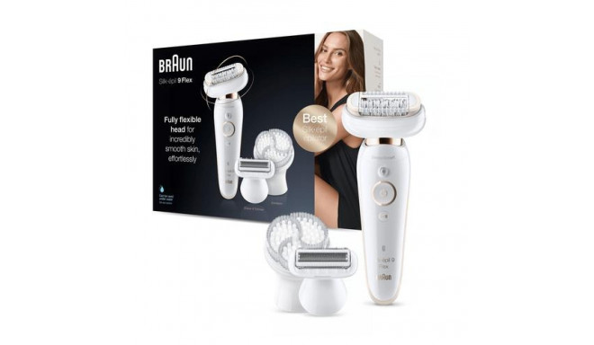 Braun Silk-épil 9 81688639 epilator 40 tweezers White, Gold