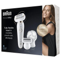 Braun Silk-épil 9 81688639 epilator 40 tweezers White, Gold