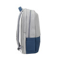 Rivacase 7567 laptop case 43.9 cm (17.3") Border Grey, Navy