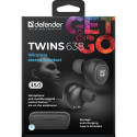 Defender Twins 638 Headset Wireless In-ear Calls/Music Bluetooth Black