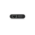 ICY BOX IB-DK4040-CPD Wired USB 3.2 Gen 1 (3.1 Gen 1) Type-C Anthracite, Black