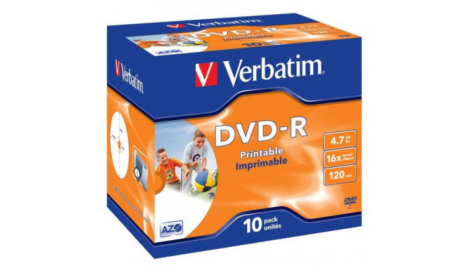 Verbatim 43521 blank DVD 4.7 GB DVD-R 10 pc(s)