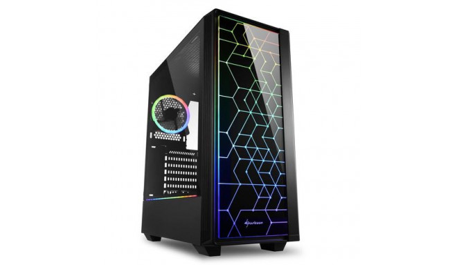 Sharkoon RGB LIT 100 Midi Tower Black