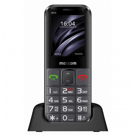 MaxCom mobiiltelefon MM730 5.59cm (2.2") eakatele mõeldud, must