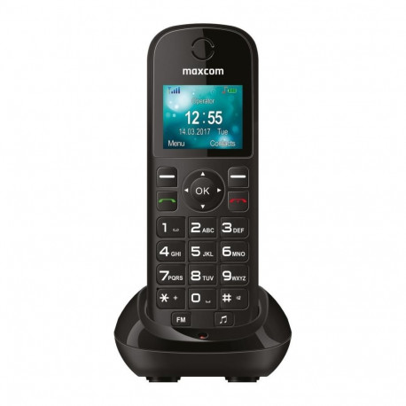 MaxCom seenioritelefon Comfort MM35D SE 4.5cm (1.77") 86g, must