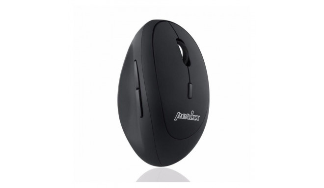 Perixx PERIMICE-719 Wireless Mouse Optical Vertical Vertical Clickless Black Silent
