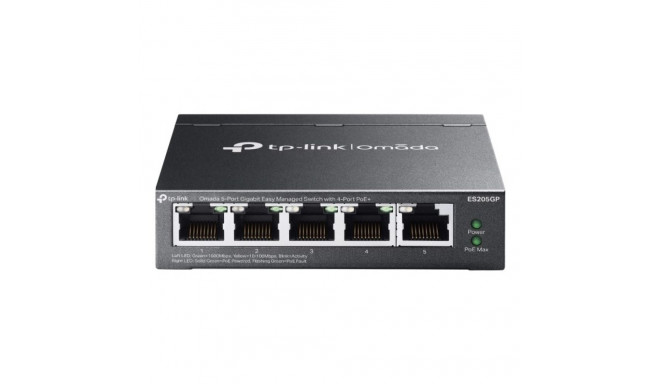 TP-Link Omada 5-portine gigabit lihtsasti hallatav lüliti 4-portilise PoE+ga