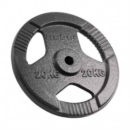 Malmtahvli kaal 20kg, 31mm avaga, käepidemetega ketas, REBEL ACTIVE