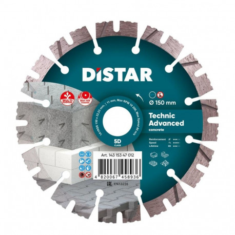 DISTAR TECHNIC teemantlõikeketas ADVANCED 150 x 2.3/1.5 x 11 x 22.23