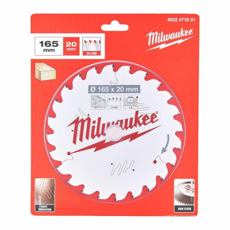 MILWAUKEE CIRCULAR SAW BLADE 165x20x1.6x40T