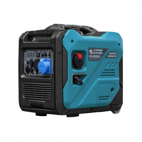 Könner & Söhnen mootorgeneraator KS 6000iE S 5000W 11L bensiin, must, sinakasroheline
