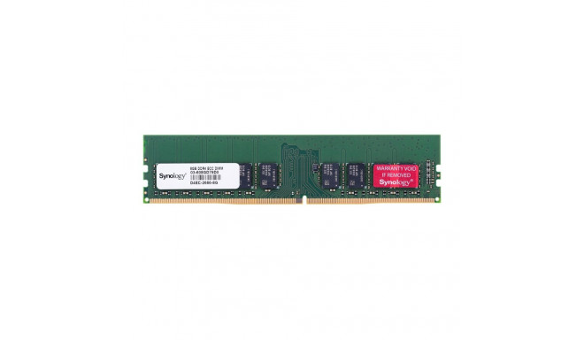 Synology D4EC-2666-8G mälumoodul 8 GB 1 x 8 GB DDR4 2666 MHz ECC