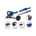 DEDRA DED7758 portable sander Drywall sander 1500 RPM Black, Blue, White 710 W