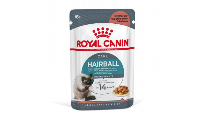ROYAL CANIN FCN Hairball Care tükid kastmes märg kassitoit 12x85 g