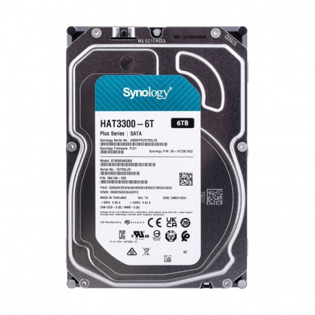 Synology ?HAT3300-6T NAS 6TB SATA 3.5 HDD 3.5" 6.14 TB Serial ATA