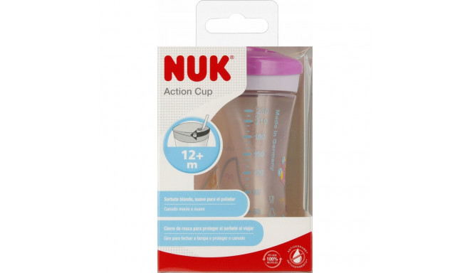 NUK Cup 230ml 12m+ Action Cup Purple (544360)